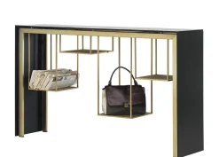 Console Tokyo Metal Papier Grisor / L 150 Cm - Paperstone - Mogg