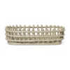 Corbeille Ceramic Ceramique Beige / Ovale - 30 X 15 Cm / Fait Main - Ferm Living