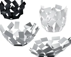 Corbeille La Stanza Dello Scirocco Metal / O 27 X H 13 Cm - Alessi