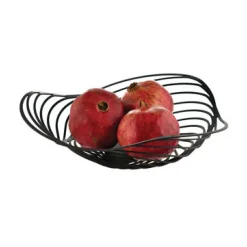 Corbeille Trinity Metal/ O 33 X 16 Cm - Alessi