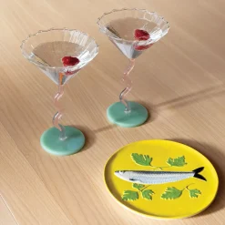 Coupe A Champagne Bold Verre Multicolore / Set De 2 - 15 Cl - & Klevering