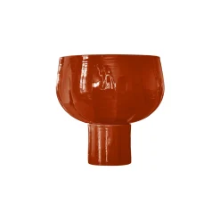 Coupe Emy Ceramique Rouge / O 29 X H 31 Cm - Fait Main - Popus Editions