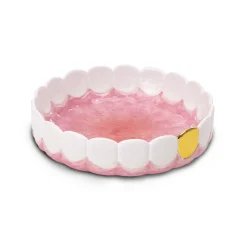 Coupe Holy Smokes Ceramique Blanc Rose / Vide-Poches - Ceramique / O 20  Cm - Seletti