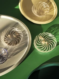 Coupelle Spin Verre Blanc Transparent / Set De 2 - Verre - Hay