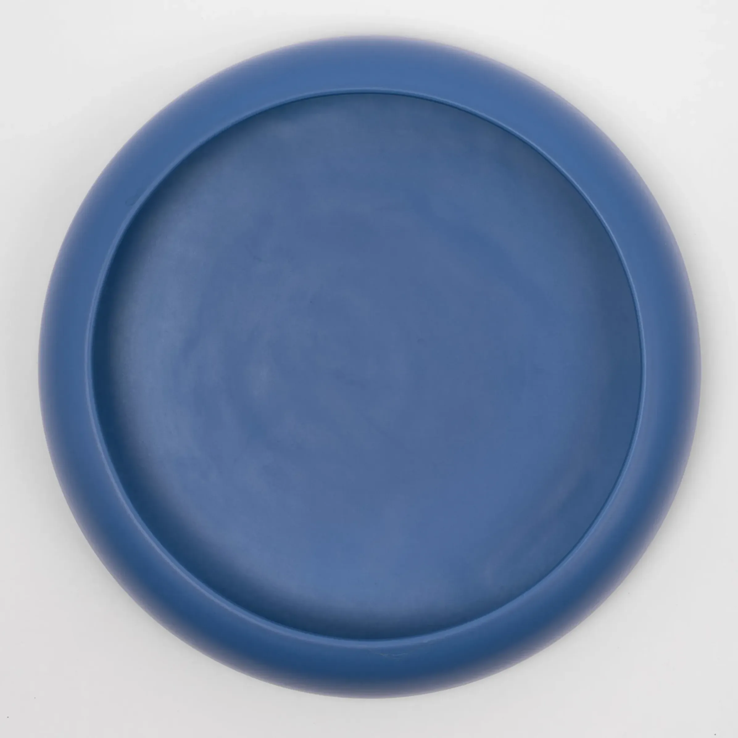 Coupe Omar 02 Ceramique Bleu / Plat - Large / O 30,8 X H 6,3 Cm - Fait Main - Raawii