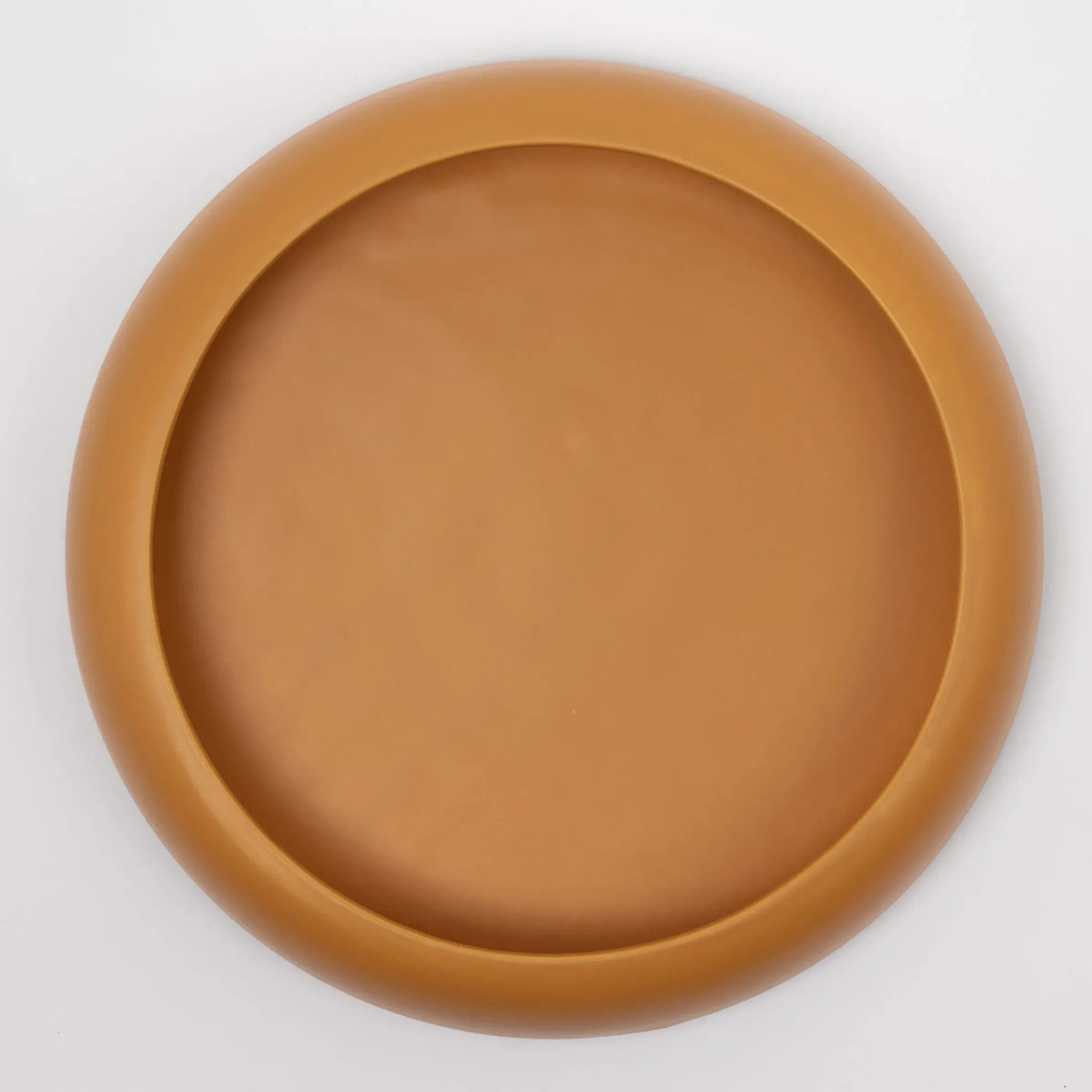 Coupe Omar 02 Ceramique Jaune / Plat - Large / O 30,8 X H 6,3 Cm - Fait Main - Raawii
