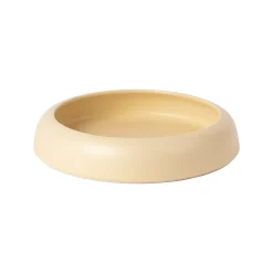 Coupe Omar 02 Ceramique Jaune / Plat - Large / O 30,8 X H 6,3 Cm - Fait Main - Raawii