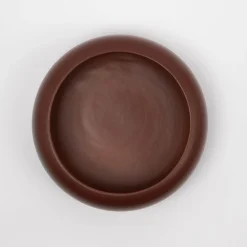 Coupe Omar 01 Ceramique Marron Beige / Small - O 23,5 X H 9,5 Cm / Fait Main - Raawii