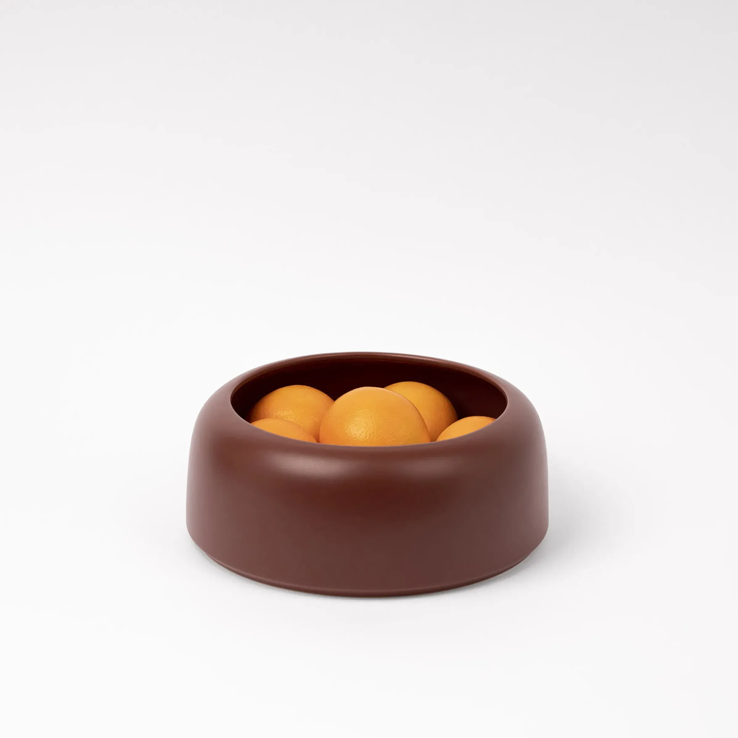 Coupe Omar 01 Ceramique Marron Beige / Small - O 23,5 X H 9,5 Cm / Fait Main - Raawii