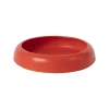 Coupe Omar 02 Ceramique Rose Orange / Plat - Large / O 30,8 X H 6,3 Cm - Fait Main - Raawii