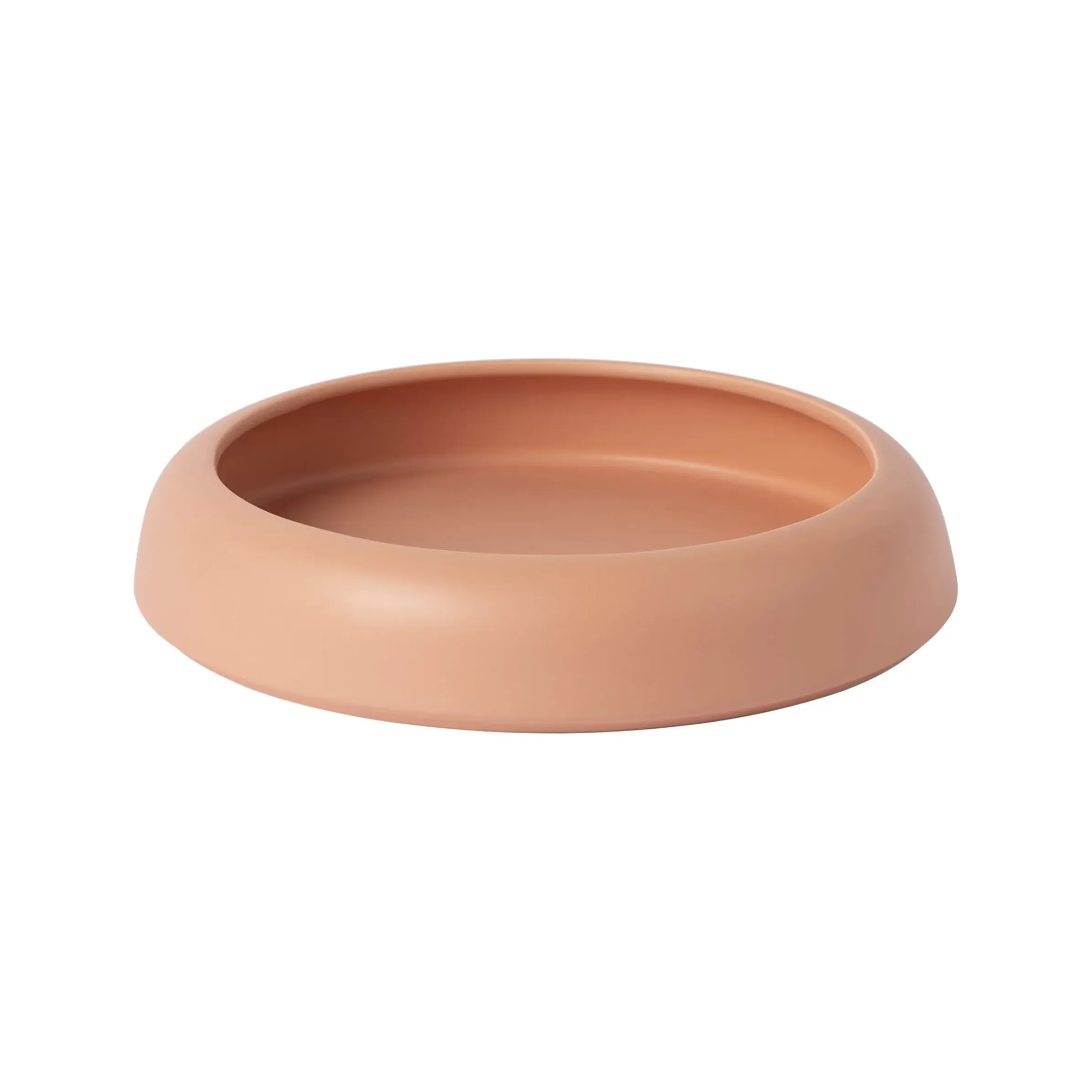 Coupe Omar 02 Ceramique Rose / Plat - Large / O 30,8 X H 6,3 Cm - Fait Main - Raawii