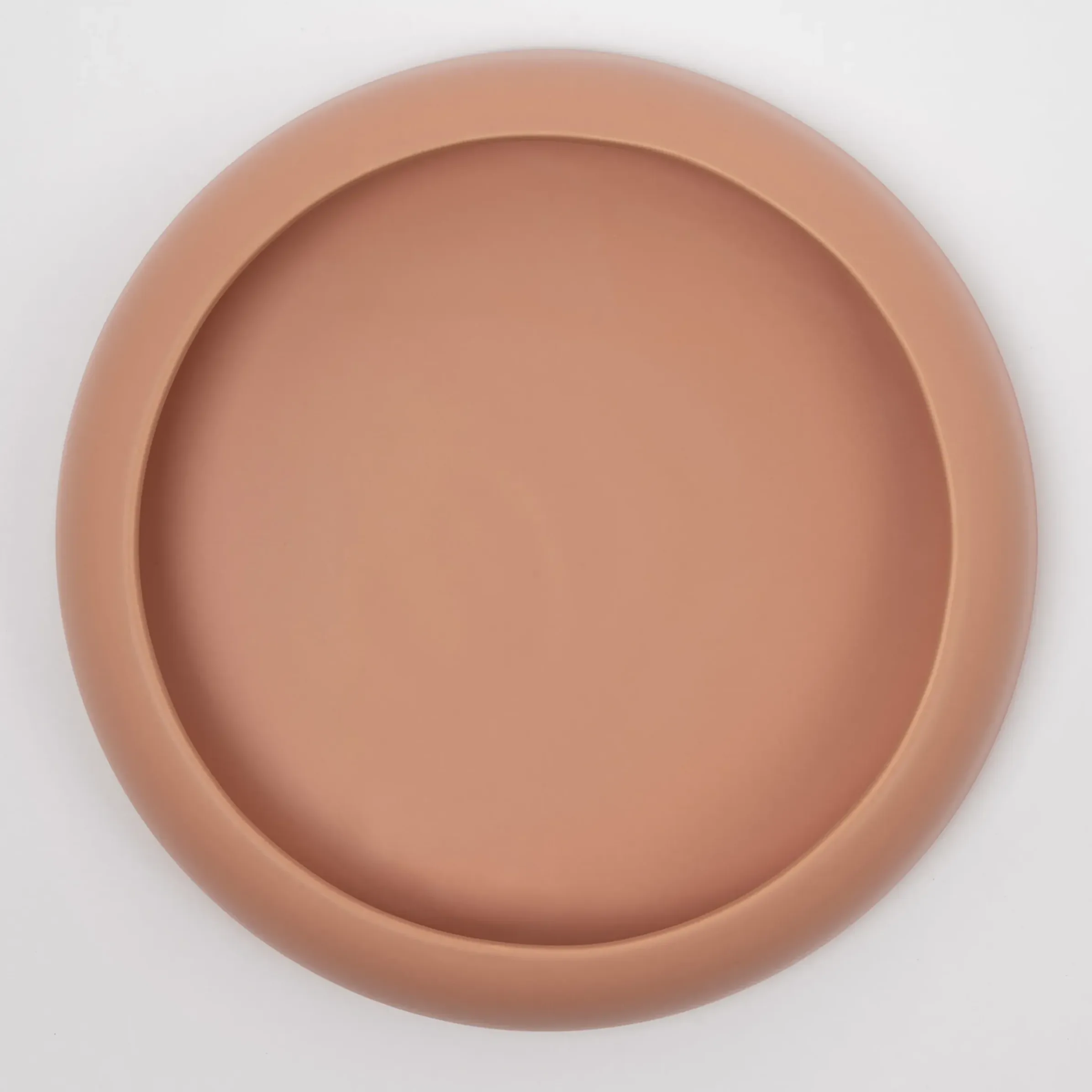 Coupe Omar 02 Ceramique Rose / Plat - Large / O 30,8 X H 6,3 Cm - Fait Main - Raawii