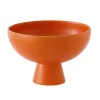 Coupe Strom Large Ceramique Orange / O 22 Cm - Ceramique / Fait Main - Raawii