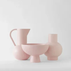 Coupe Strom Medium Ceramique Rose / O 19 Cm - Ceramique / Fait Main - Raawii