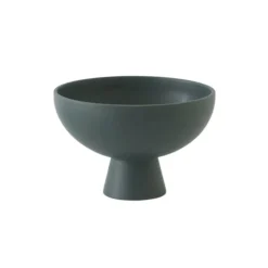 Coupe Strom Small Ceramique Vert / O 15 Cm - Ceramique / Fait Main - Raawii