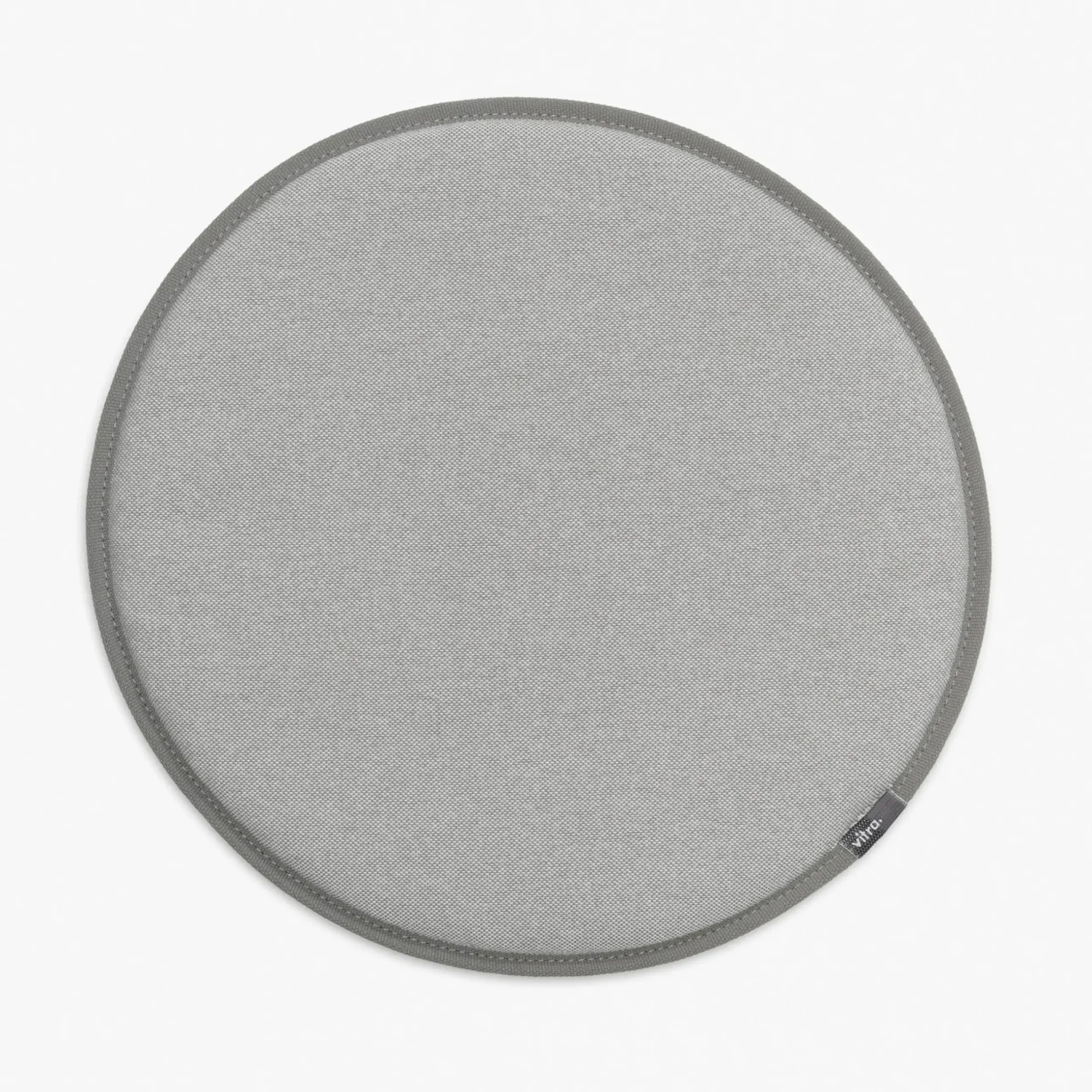 Coussin D'Assise Seat Dots Tissu Bleu Gris / O 38 Cm - Reversible - Vitra