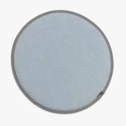 Coussin D'Assise Seat Dots Tissu Bleu Gris / O 38 Cm - Reversible - Vitra