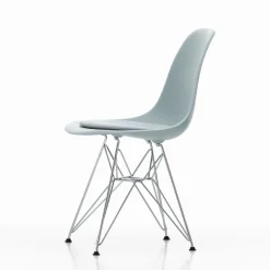 Coussin D'Assise Seat Dots Tissu Bleu Gris / O 38 Cm - Reversible - Vitra