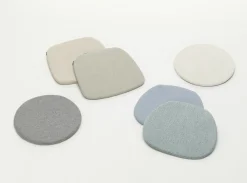 Coussin D'Assise Soft Seat Tissu Bleu Gris / Type B - L 41,5 X P 37 Cm - Vitra