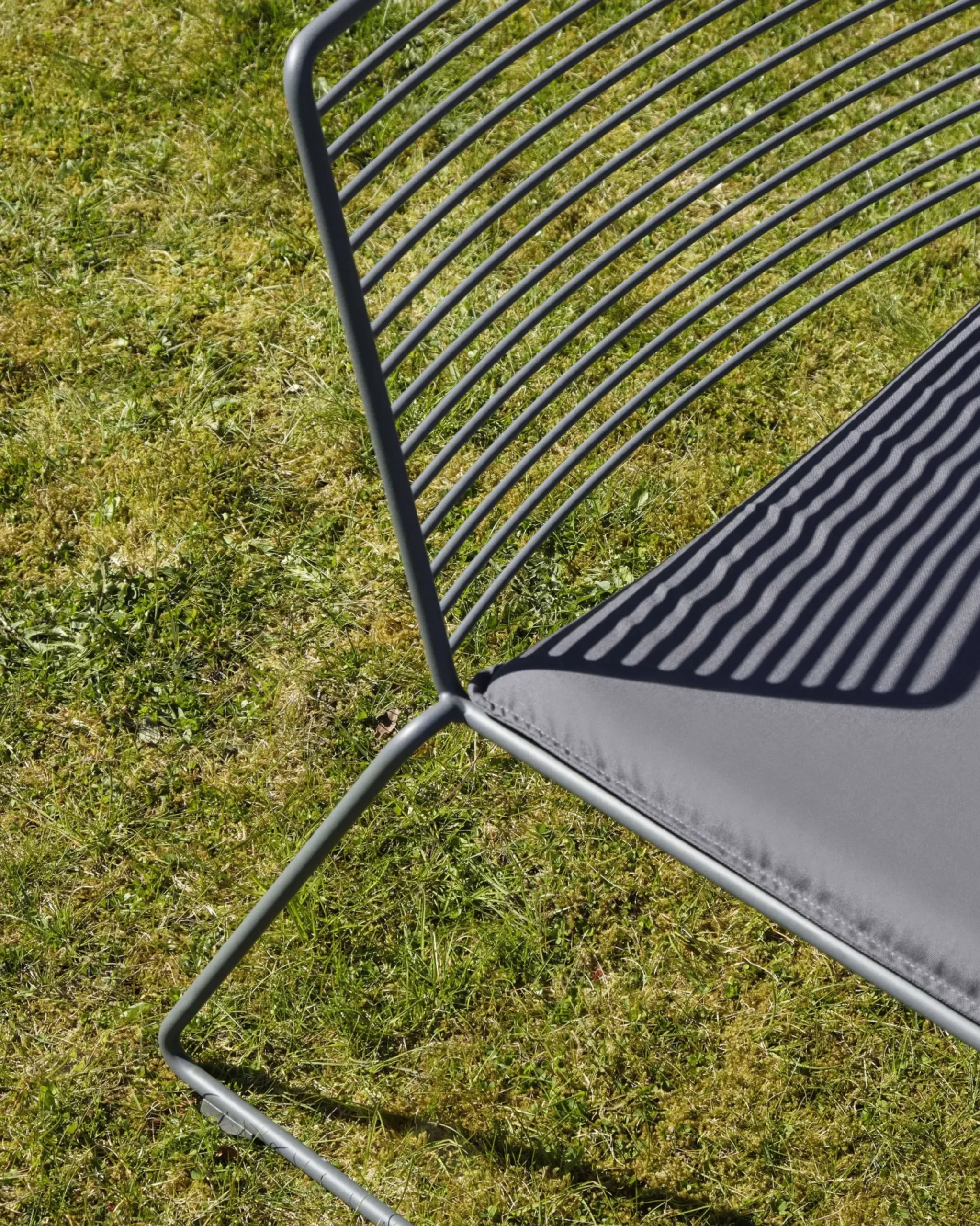 Coussin D'Assise Tissu Gris / Pour Fauteuil Bas Hee - Hay