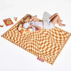 Coussin D'extérieur Circle Tissu Orange / O 50 Cm - Fatboy