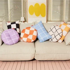Coussin D'extérieur Circle Tissu Orange / O 50 Cm - Fatboy