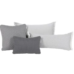 Coussin D'extérieur Evasion Tissu Gris Noir / 44 X 44 Cm - Fermob