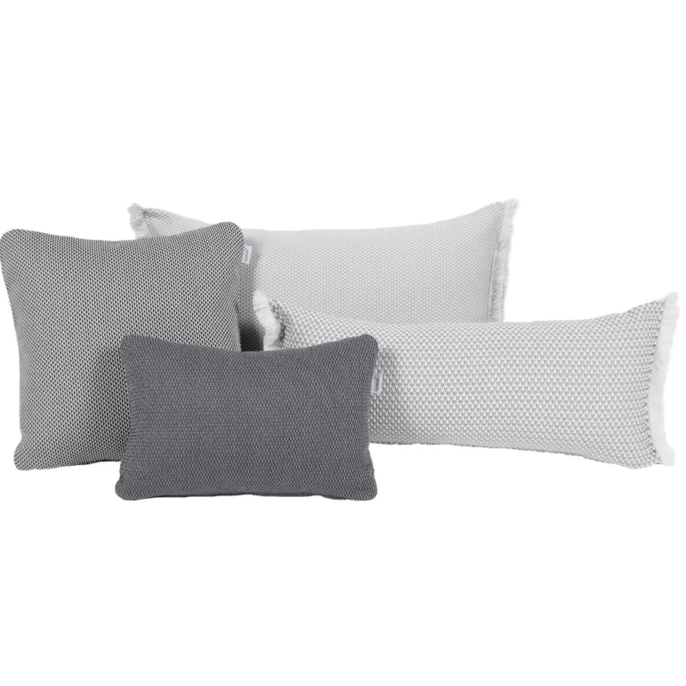 Coussin D'extérieur Evasion Tissu Gris Noir / 44 X 44 Cm - Fermob