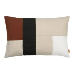 Coussin Part Tissu / 60 X 40 Cm - Lin & Coton Organique - Ferm Living
