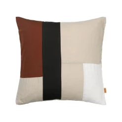 Coussin Part Tissu / 50 X 50 Cm - Lin & Coton Organique - Ferm Living