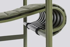 Coussin  Tissu Vert Integral / Pour Fauteuil Bas Palissade Avec Dossier Bas - Hay