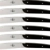 Couteau De Table Christian Ghion Pour Gerald Passedat Bois / Lot De 6 - Forge De Laguiole