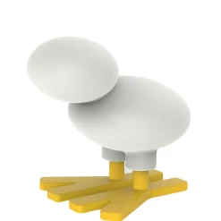 Décoration Mini Happy Bird Plastique Blanc / Tabouret Enfant - H 44 Cm - Magis