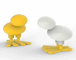 Décoration Mini Happy Bird Plastique Blanc / Tabouret Enfant - H 44 Cm - Magis