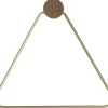 Derouleur De Papier Toilette Brass Bois Or Bois Naturel Metal - Ferm Living