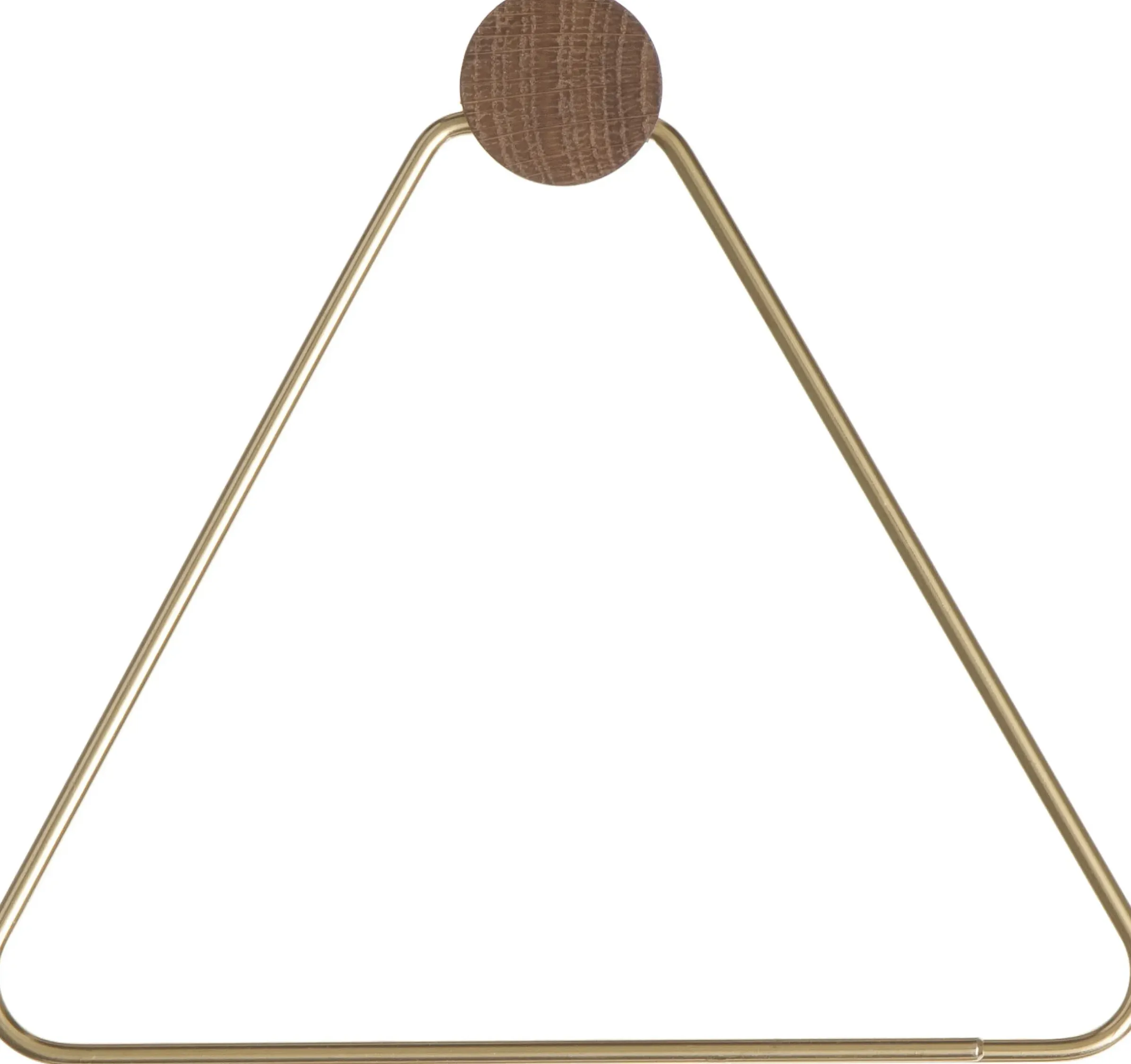 Derouleur De Papier Toilette Brass Bois Or Bois Naturel Metal - Ferm Living