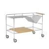 Desserte Alima Nds1 Argent Metal / 90 X 42 X H 60 Cm - &Tradition