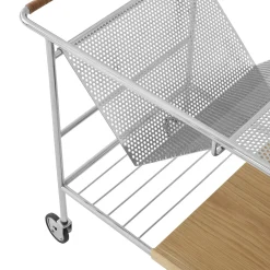 Desserte Alima Nds1 Argent Metal / 90 X 42 X H 60 Cm - &Tradition