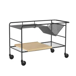 Desserte Alima Nds1 Metal Noir / 90 X 42 X H 60 Cm - &Tradition