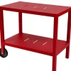 Desserte Quiberon Metal Rouge / Support A Plancha - Fermob