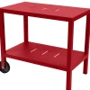 Desserte Quiberon Metal Rouge / Support A Plancha - Fermob