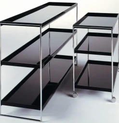 Desserte Trays Plastique/ Roulettes - Kartell