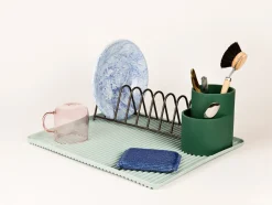 Egouttoir Dish Drainer Plastique Bleu - Hay