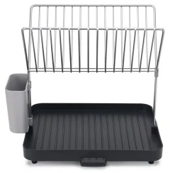 Egouttoir Y-Rack Metal Plastique Gris Noir - Joseph Joseph