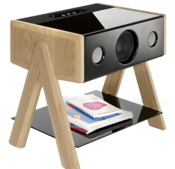 Enceinte Bluetooth Cube Bois Naturel / Thruster 2.1 - La Boite Concept