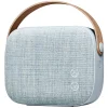 Enceinte Bluetooth Helsinki Cuir Tissu Bleu / Sans Fil - Tissu & Poignee Cuir - Vifa