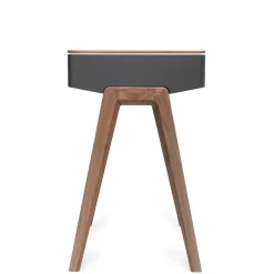 Enceinte Bluetooth Lx Noir Bois Naturel / Bureau - Enceinte Active Haute-Fidelite Tout-En-Un - La Boite Concept