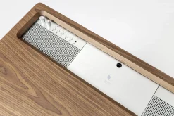 Enceinte Bluetooth Lx Noir Bois Naturel / Bureau - Enceinte Active Haute-Fidelite Tout-En-Un - La Boite Concept