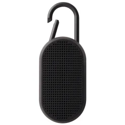 Enceinte Bluetooth Mino T - 5W Plastique Noir / Etanche - Mousqueton Integre / Station D'Accueil - Lexon