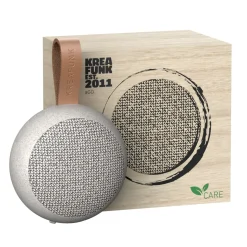 Enceinte Bluetooth Portable Ago Care Plastique Gris / O 8 Cm - Kreafunk